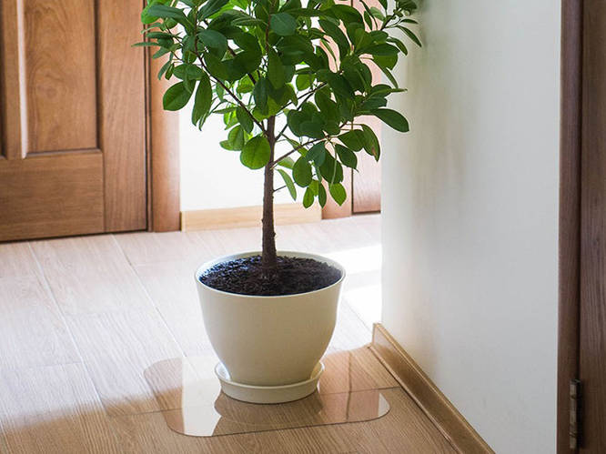 Защитный прозрачный коврик на пол 25х25см. Толщина 0,8мм (ID#526809949 ...