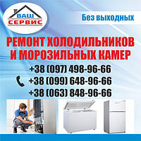 Ремонт холодильників та морозильних камер на дому в Павлограді