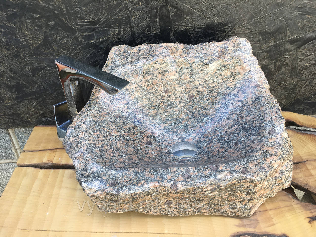 Раковина з натурального граніту, умивальник з натурального каменю  Spring whim, фото 1