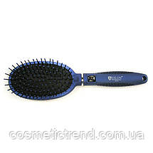 Щітка для волосся масажна овальна пластикова Salon Professional B9550 (розпродажу!), фото 3