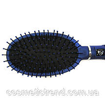 Щітка для волосся масажна овальна пластикова Salon Professional B9550 (розпродажу!), фото 5