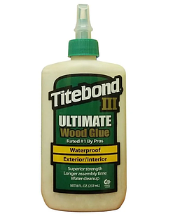 Столярний Клей Titebond® III Ultimate Wood Glue Кремовий D-4 Оригінал (237 мл)
