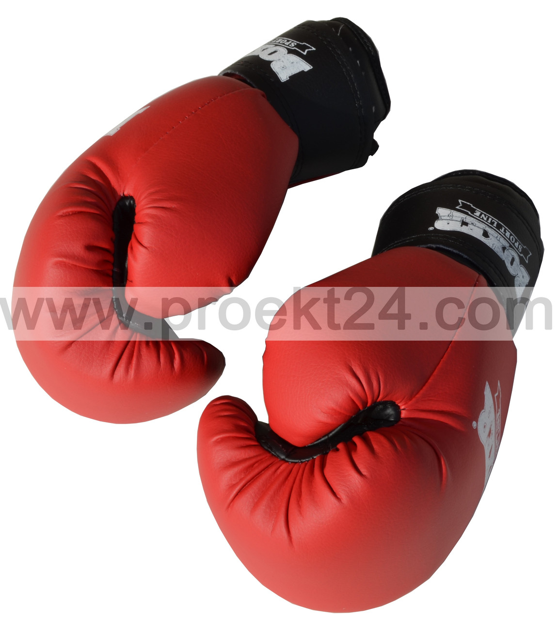 Боксерские перчатки BOXER 12 оz кожвинил Элит красные - фото 4 - id-p170134715
