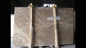 Мармур Emperador Light сляб 30 мм бежево-коричневий