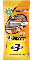 Станок для гоління BIC 3 sensitive  (4 шт.)