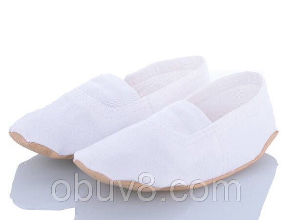 Чешки белые обувь для гимнастики оптом - фото 2 - id-p36365322