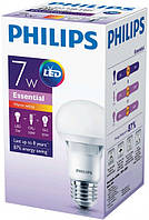Стандарт Лампа светодиодная Philips ESS LEDBulb 7W E27 3000K 230V 1CT / 12 RCA