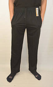 Штани спортивні чоловічі трикотажні Tovta Штани повсякденні для чоловіків зі змійками на кишенях M Чорний