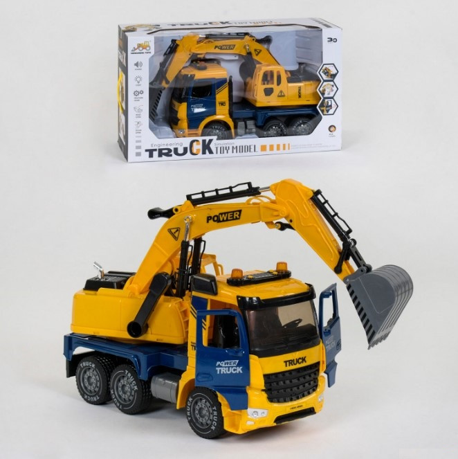 Машина екскаватор інерційна зі звуком світловими ефектами H998-40