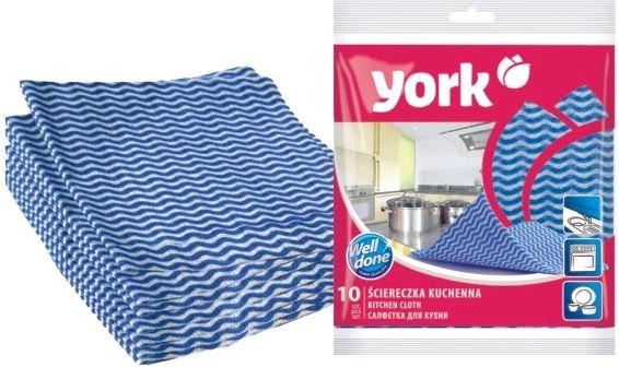 Серветка для прибирання кухні York 10 шт. 35х35 см 021040