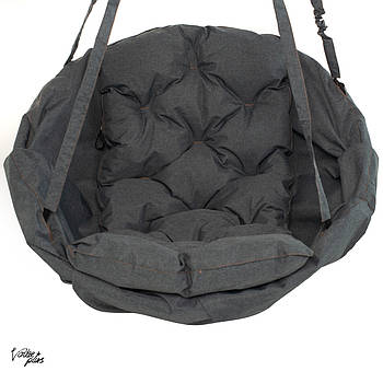 Гойдалка-гамак #5 (100 кг) 80 см сірий колір