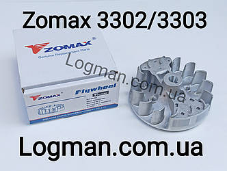 Маховик для мотокоси Zomax ZMG3302/3303 1E36F (Оригінал) На бензокосу Зомакс