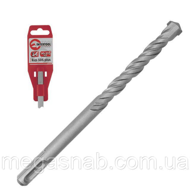 Бур для перфоратора Intertool SDS-plus 12*800 мм SD-1280, фото 1