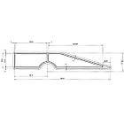 Правило трапециевидное Intertool 100см MT-2210, фото 2