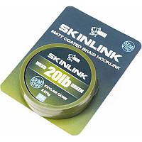 Поводочний матеріал NASH SkinLink Semi-Stiff Weed Green