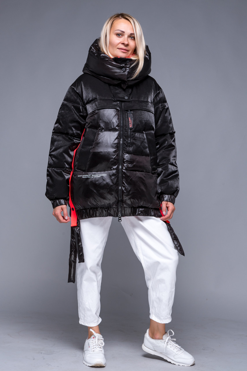 Пуховик TOWMY 1870 black pink