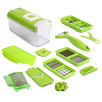 Овощерезка терка слайсер Найсер Дайсер плюс Nicer Dicer + plus плюс шинковка для овощей лука яиц оливье ручная