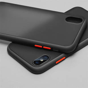 Накладка Gingle Matte Case для Samsung Galaxy A01 Core (A013) black/red