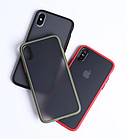 Накладка Gingle Matte Case для iPhone XR red/black, фото 4