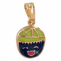 Кулон (лимонна позолота (Медичне золото)) «Усмішка»