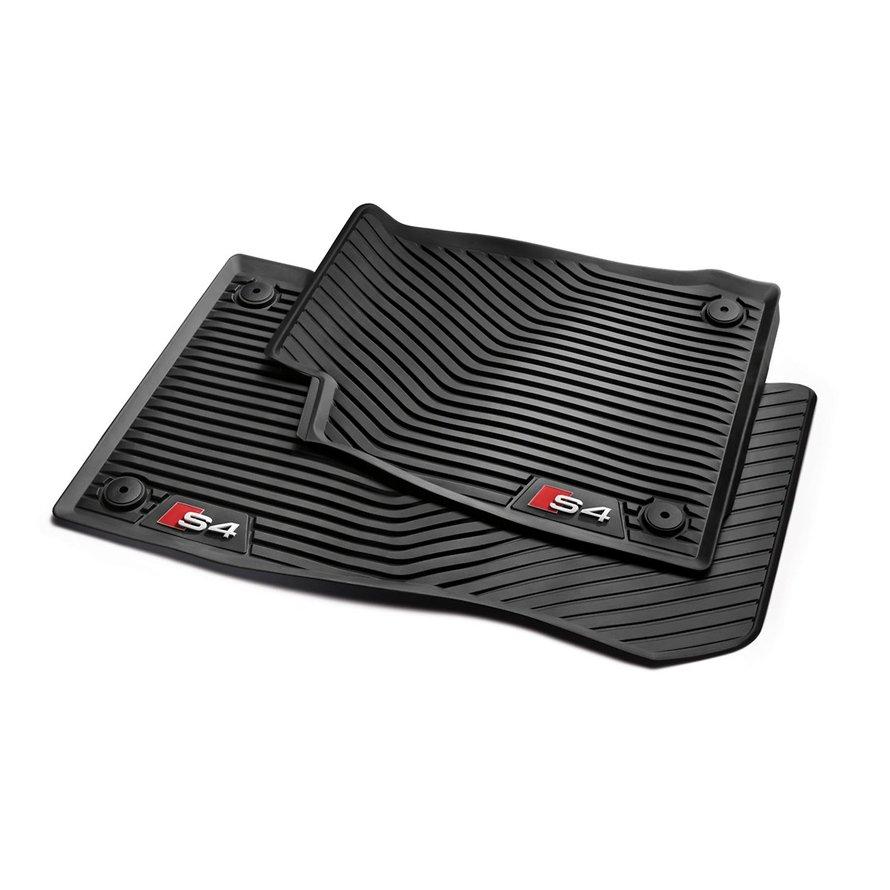 Резинові передні коврики Audi S4 (8W / B9), контрастний напис (8W1061221A041), фото 1