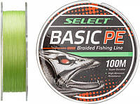 Шнур Select Basic PE 100m (салат.) 0.18mm 22lb/9.9kg