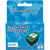 Картридж MicroJet для HP Officejet J5783/J6483 аналог HP №140XL ( CB336HE) Black (HC-F37L) підвищеної ємності