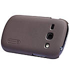 Чохол Nillkin Super Frosted Shield Matte для Samsung s6810 / s6812 Galaxy Fame Duo Brown, фото 5