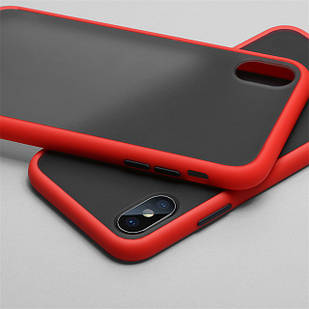 Накладка Gingle Matte Case для Samsung Galaxy A01 Core (A013) red/black