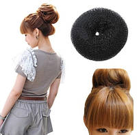 Пончик для створення гульки, пучка, аксесуар для волосся, інструмент для зачіски, великий, діаметр 9