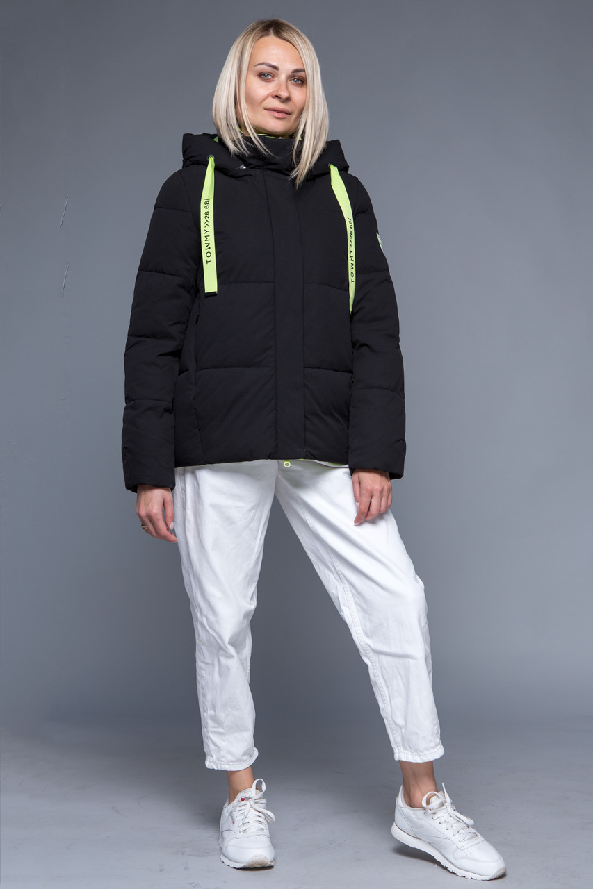 Пуховик TOWMY 3035 black green