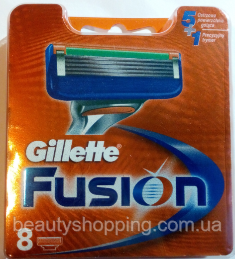 Картриджі для гоління Gillette Fusion 8 шт Original