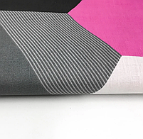 Польська бязь "соти сіро-рожеві", фото 2