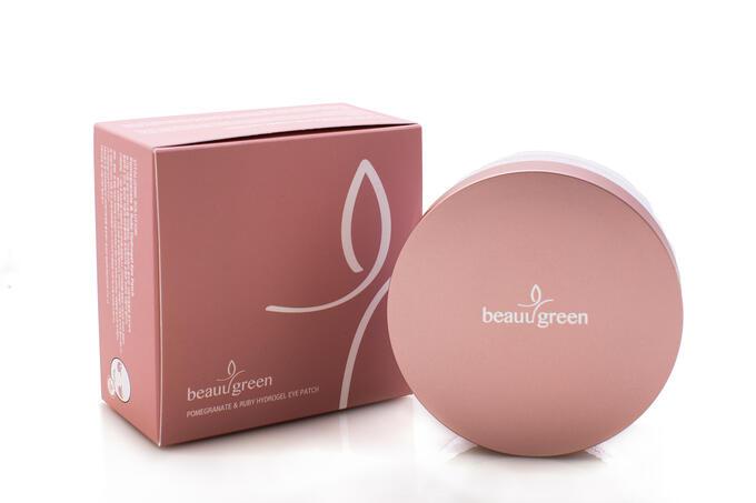 Гідрогелеві патчі з гранатом і рубіновою пудрою BeauuGreen Pomegranate & Ruby Hydrogel Eye Patch L 60 шт, фото 1