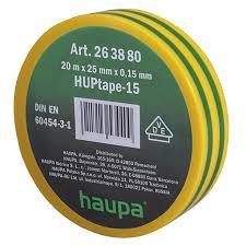 Ізолента 25х20 ПВХ (жовто-зелена) Haupa