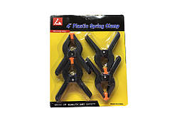 Набір затискачів типу "крокодил" 4 дюйми 4 шт.