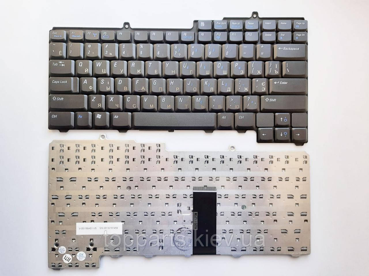 Клавіатура для ноутбуків Dell Inspiron 630M, 640M, 6400, 9400, E1405, E1505, E1705, XPS M1710