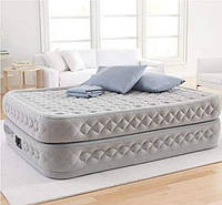 Надувная кровать Intex 152х203х51 см, с встроенным электронасосом. Двухспальная