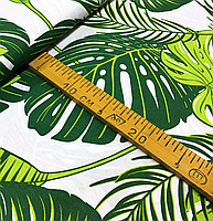 Польська бязь "великі листя монстери", фото 3