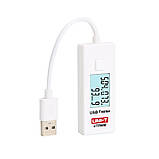 Тестер USB UNIT UT658B, (струм, ємність, напруга) з кабелем, фото 3