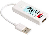 Тестер USB UNIT UT658B, (струм, ємність, напруга) з кабелем