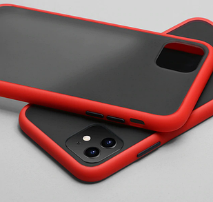 Накладка Gingle Matte Case для iPhone 11 Pro Max red/black (айфон 11 про макс)