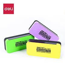 Губка для дошки Deli 7840 мікс магнітна 110*48 мм, фото 3