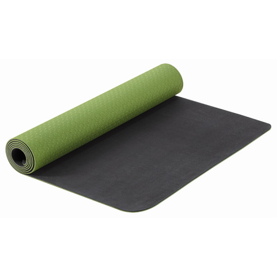 Коврик для йоги AIREX Yoga ECO Pro Mat, 183см, термопластический каучук (AX-ECO-PM-green), зеленый - фото 2 - id-p1242044906