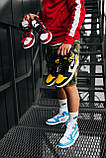 Кросівки чоловічі Nike Air Jordan 1 OFF-White Blue (найк аїр джердан оф вайт блакитні), фото 6