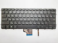 Клавиатура для ноутбуков Dell XPS 15-9530, Precision M3800 черная без рамки, с подсветкой US/RU