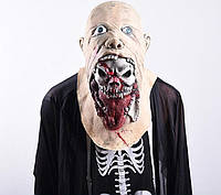 Реалистичная жуткая маска Зомби на Хэллоуин и костюмированной вечеринки ручной работы 25*56 см NONE