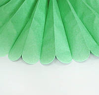 Бумажные помпоны из тишью «Apple Green», диаметр 35 см.