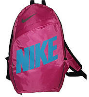 Рюкзак Nike 40х27 червоний з синім надписом