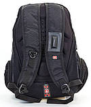 Рюкзак SWR 55327 30л 44x32x17 чорно-помаранчевий, фото 4